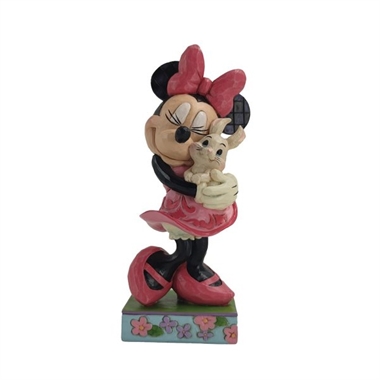 Disney Traditions - Minnie Mouse Holding Bunny